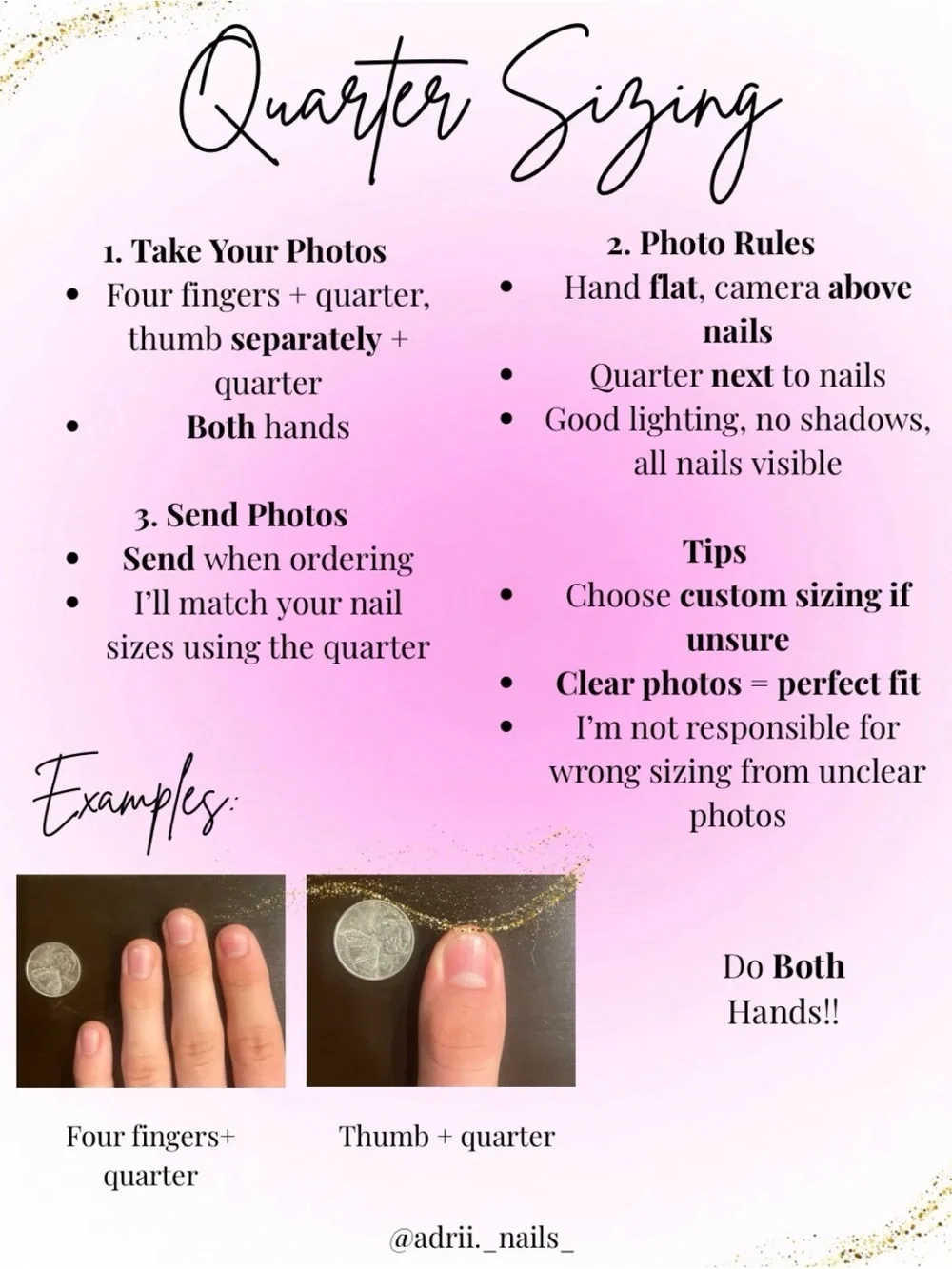 Nude & Blue Rhinestone Press-On Nail Set with Gold Accents